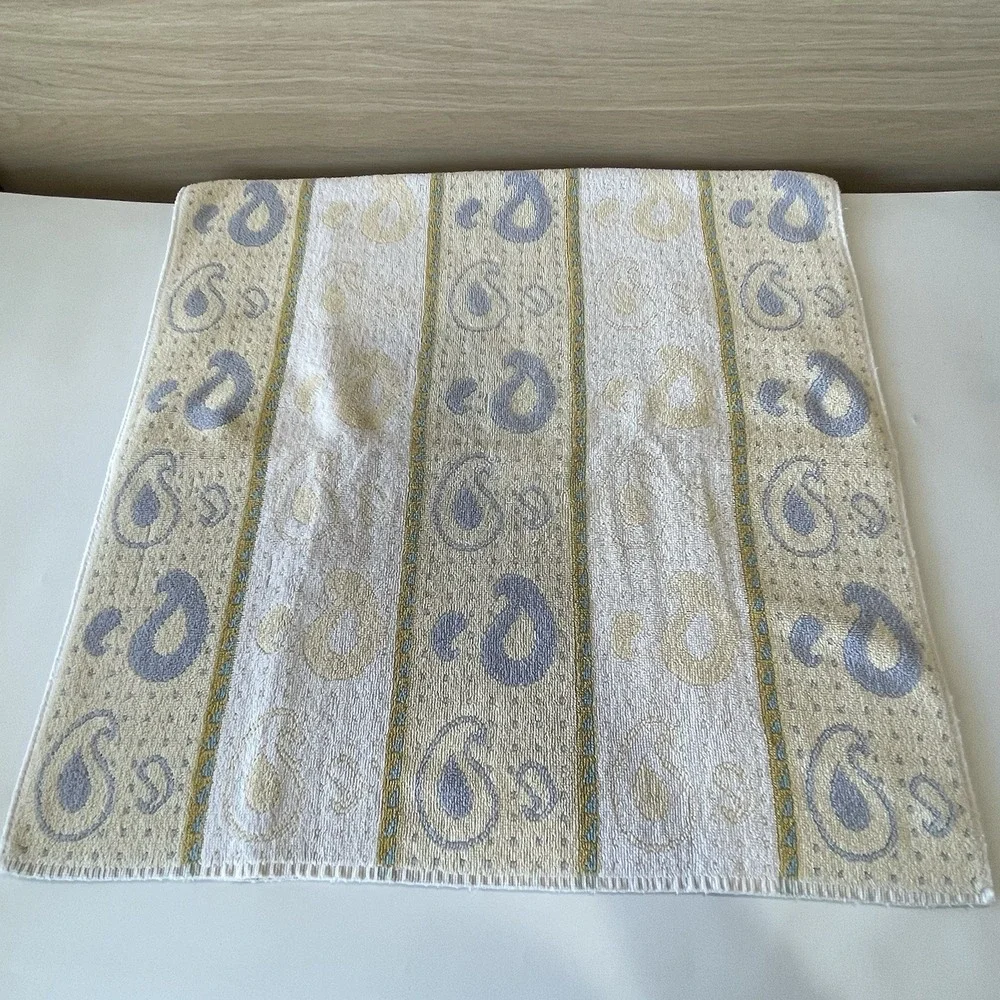 Vintage 70s Springmaid by Shala Vardimon Bath Towel Set 22x42 Grannycore Retro